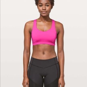 Lululemon NWT Free To Be Serene Sz 6 Sonic Pink